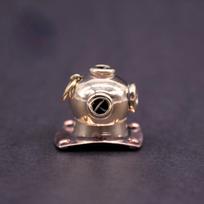 Brass 1PC Paracord Knife Bead Submarine Diving Helmet Survival Bracelet Buckle EDC Decorative Accessories 1pcs