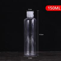 Skaidrūs tušti purškimo buteliukai kelioniniam šampūnui, kosmetikos losjonui, mažas purškimo buteliukas, mini 10 ml, 30 ml, 50 ml Plastic black