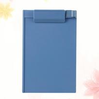 Plastikinė A5 formato planšetė su profilio spaustuku, kietais kartono pagrindais, popieriaus laikikliu, rašymo aplankai mokyklos klasėms, biurui (Dangaus mėlynumo)