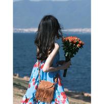 French Tulip Halter Dress Fairy Summer Seaside Vacation Beach Dress Long Dress Casual Dress Vacation Style Dress S black