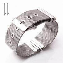 Laikrodžio apyrankė Milanese tinklinė metalinė apyrankė, skirta Samsung Galaxy Watch 3 41 mm 45 mm apyrankė, skirta Huawei Watch GT 2 Pro / 46 mm sagties apyrankė 18mm