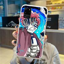 Akaza Demon Slaye Telefono dėklas Samsung Galaxy S10 S21 S22 Plus Ultra A91 A51 A21S A12 Skaidrus telefono dangtelis Galaxy S30 blue