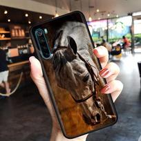 Arkliai Gyvūnų tapyba Couqe dėklas Xiaomi Redmi 9 9C NFC 9T 10 10C 6 7 8 A K40 K50 Pro Plus minkštas dėklas Bėgantis arklys Redmi 6 white