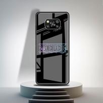 Glass Case For Xiaomi Poco X3 NFC 11 Lite 11T F3 M3 For Redmi Note 11 10 9 8 Pro 10S 9S 9A 9C Phone Cover Anime Black Xiaomi Poco X3 NFC black