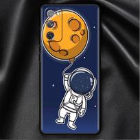 Dėklas Samsung Galaxy S20 FE S22 Ultra S21 Plus prabangus minkštas telefono dėklas S10 S9 S8 S10e S7 silikoninis Funda animacinis šaunus astronautas Samsung S22