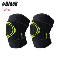 Knee Brace with Side Stabilizers & Patella Gel Pads, Adjustable Compression Knee Support Braces for Knee Pain, Meniscus Tear black