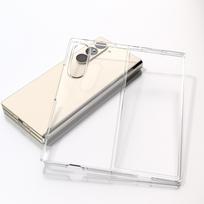 For Samsung Galaxy Z Fold6 / Z Fold 6 Slim Crystal Transparent Clear PC Hard Plastic Back Phone Case Cover For Galaxy Z Fold 6 gryna