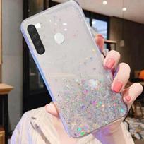 Bling Glitter telefono dėklas, skirtas samsung galaxy A21 A215U A215W A215DL silicio minkštas dėklas Visas dangtelis skirtas samsung A 21 215U galinis dangtelis For Samsung A215DL gryna