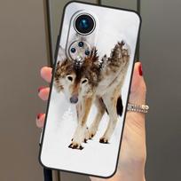 Wolf Howls Art Case For Honor Magic 6 Pro 5 Lite 50 70 90 X6 X7 X8 X9 Honor X6a X7a X8a X9a X8b X9b Cover Honor 90 Lite black