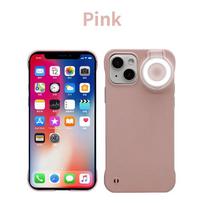 Phone Case Built-in Selfie Ring Light Compatible For Iphone 13/iphone 13 Pro Max/iphone iPhone 11promax violetinė