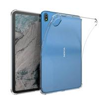 „Nokia T20 Case 2022“ 10,4 colio permatomos oro pagalvės, minkštas silikonas TPU apsauga, atspari smūgiams Capa Fundas Shell Skin Nokia T20 2022 10.4 gryna
