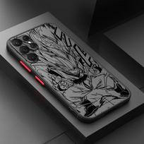 D-Dragon Balls Saiyans Gokus 3 Samsung A73 A72 A54 A53 A52S A34 A32 A33 A24 A23 A22S A02 Lite Frosted Translucent Phone Case Samsung A02 4G