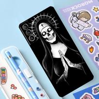 Satan Satanic Nun Cover For Samsung Galaxy S23 S21 FE S20 FE S22 Plus Note 20 Ultra Note 10 S8 S9 S10 Plus Case Galaxy S20Ultra