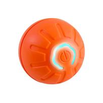 Smart Dog Toy Ball Electronic Interactive Pet Toy Moving Ball Usb Charging Automatic Moving Bouncing Interactive Dogs Training oranžinė