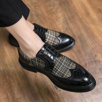 Brogue batai vyrams klasikiniai formalūs odiniai britiško stiliaus batai vyriški didelio dydžio 48 madingi verslo batai japių vyriški puošnūs batai 38 juoda
