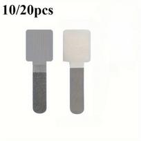 10/20 vnt. Kabelių tvarkymo klipai įkrovimo laidams, Ethernet laidams, lipnios kabelių sąsagėlės 10pcs pilka