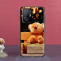 Cute Bear For POCO X5 X3 F5 Pro X4 F4 GT M5s C40 F3 Case For Xiaomi 13 Lite 12 11T 12T Pro 12X Cover POCO M5 black