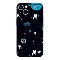 Black tpu Case For Samsung galaxy S6 s7 s8 s9 plus back cover Dentist tooth pattern Samsung S9 plus blue