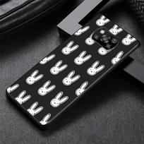 Bad Bunny X100pre Case for Xiaomi Poco M5s X3 NFC F3 X5 M4 M3 Pro Black Silicone Soft Phone Cover Coque Xiaomi Poco X3 Pro black