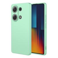 Lankstus skysto silikono dėklas skirtas Xiaomi Redmi A3 A1 13C 12C 12 5G 4G Apsauginis dangtelis Bamperis Fundas Coque Korpusas Capa Redmi 12 4G violetinė