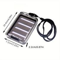 1pc Luya Set, Waterproof Fly Fishing Box Fly Bait Box Fish Hook Box Hair Hook Box 1pc