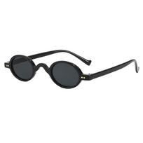 Fashion High Quality Oval Steampunk Sunglasses Popular Shades Men Glasses Classic Eyewear Vintage Women UV400 Unisex Sun Glasses Hot Sale  Unique Gray juoda