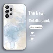 Samsung S9/S10/S11e Gradient Color Skysto stiklo telefono dėklas – aukščiausios klasės nišinis kūrybingas dizainas. S11 Plus rožinė