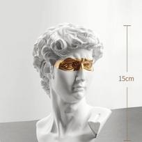 Skulptūros iš dervos ir figūrėlės 15 cm krūtinės ilgis Šiaurės šalių namų dekoro statula, skirta svetainės dekoravimui.