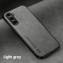 Shockproof Case for Samsung Galaxy S24 Ultra S23 FE S22 Plus Protective Cover Magnetic Car Holder Phone Textured Business Full Protection Cover For Galaxy S23 Ultra šviesiai pilka spalva