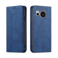 Vintage leather protective cover for Sharp Aquos Sense7 Plus, Sense8. Magnetic closure for added security. Stylish and durable. Sense 9/10 raudona