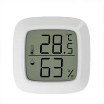 Mini elektroninis skaitmeninis termometras, daugiafunkcis patalpų namų ūkio kūdikių kambario sieninis kambario temperatūros ir drėgmės matuoklis balta