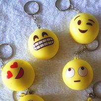 Small Smile Marshmallow Squishy Bread Keychain Bag Phone Charm Strap 1pcs