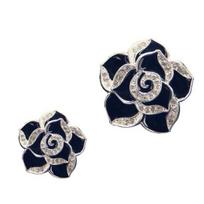 2Pcs Rhinestone Flower Shape Car Air Freshener Aromatherapy Diffuser Vent Clip juoda