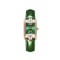 Naujas kvadratinis moteriškas tvirto nerūdijančio plieno temperamento mados laikrodis vandeniui atsparus deimantinis laikrodis Quartz Clock Rose Gold Prabangus laikrodis beige
