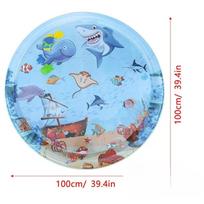 Cooling Pet Bed Water Cushion Thickened Inflatable Sensory Water Play Mat Puppy Rotundity Sleeping Mat Cat Bed Pets Accessories gray