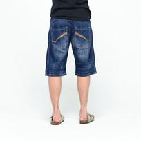 Skateboard Pants Men'S Loose Cropped Pants With Fat And Oversized Denim Mid Length Pants Hip-Hop Trendy Men'S Thin Style 30
