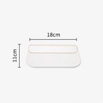 Foldable Wall Shelf Punch-Free Wall-mounted Plastic Floating Shelf Household Bathroom Toilet Towel Clothes Storage Rack