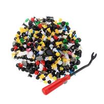 Automatinis spaustukas Automobilio Nailoninis Bamperio Sparno Apdailos Mišrios Kniedės Skydelio-Apsauginio Variklio Dangtelio Laikiklis Populiariausi Dydžiai Ir Naudojimas 200PCS gray