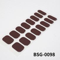Nail Sticker Waterproof lasting stereoscopic light therapy semi-curing solid color Japan and South Korea gel nail sticker nail jewelry white