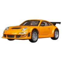 1/32 Lydinio Liejimo Porsche 911 GT3 RSR Sportinio Automobilio Modelis Žaislas su Garsu ir Šviesa Atitraukiamas Funkcionalus Žaislas Berniukui Gimtadienio Dovana oranžinė