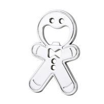 Creative Gingerbread Man Bottle Opener Refrigerator Magnet Cute Cartoon Doll Bottle Opener Gift Keychain