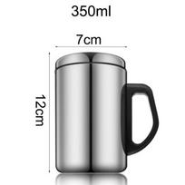 500 ml nerūdijančio plieno kelioninis izoliuotas puodelis kavos / vandens / arbatos puodelis 350 ml dovana Nauja 350ML gray