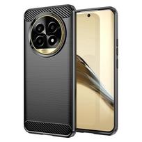 „Realme 13 Pro“ dėklas „Realme 13 Pro+“ 6,7 colio anglies pluošto smūgiams atsparus silikoninis buferis, skirtas „Realme 13 Pro Plus 5G“ For Realme 13Pro juoda