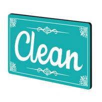 Dirty Clean Dishwasher Magnet Double-Sided Reversible Large Letters Rectangle Accessories Refrigerator Washing Machine Microwave Sign Kitchen Gadgets