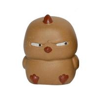 Angry Chicken Tea Pet Purple Clay Hand-Made Bird Figurine Tea Accessories Kung Fu Tea Ornament for Tea Lovers Home Decor Chick