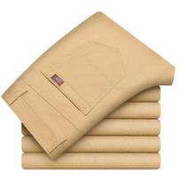 Didelio dydžio vyriškos chaki spalvos laisvalaikio kelnės Verslo spalvos medvilninės paprastos vyriškos kelnės 29 beige