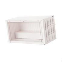 Display Cabinet Collectible Storage Box Collection Rack Shelf for Decor balta
