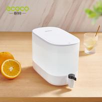 Šalto vandens butelis su čiaupu Namų šaldytuvas Šaltas Atidaromas Sultys Vaisių gėrimas Arbata Kibiras Didelės talpos Atsparus aukštai temperatūrai Šalto vandens butelis Cold kettle 4L balta