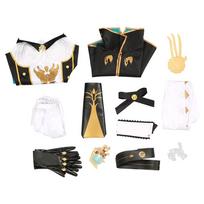 Cosplay Jean Gunnhildr Uniform Costume Halloween Carnival Top Pants Props Outfits XXXL beige