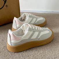 Retro German Training Shoes Women's Spring and Autumn New Breathable Little White Shoes Versatile Casual Student Board Shoes Ins Tide 35
